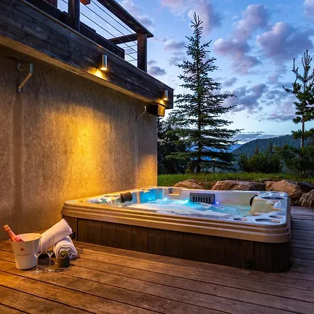 샬레 Luxury With Jacuzzi And Sauna